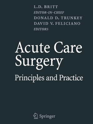 cover image of Acute Care Surgery